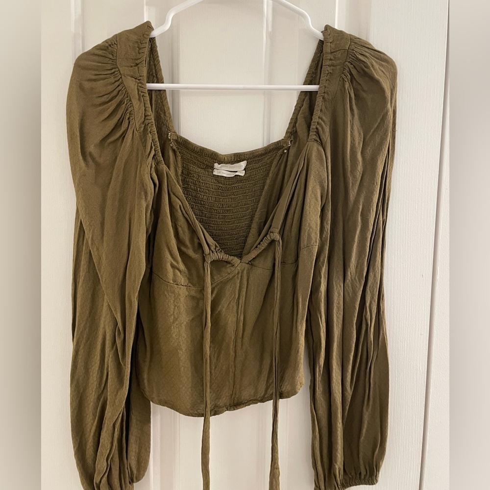 Urban outfitters puff sleeve long sleeve